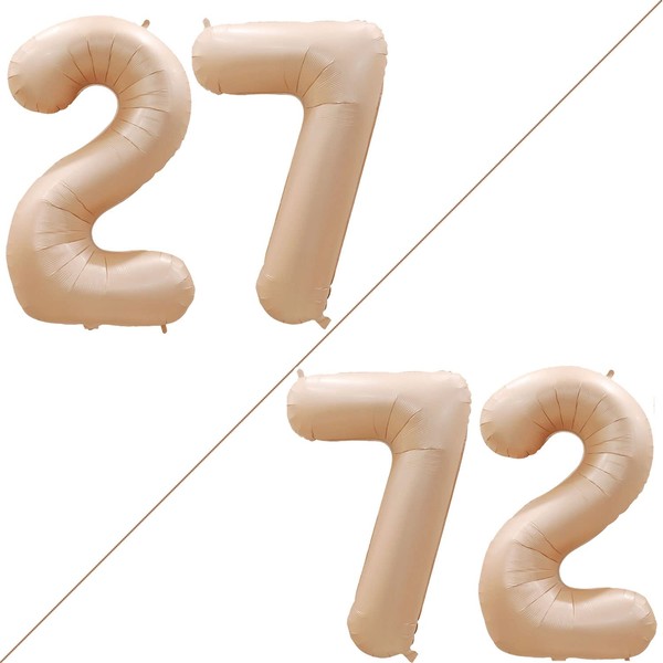 GOER Number 27 Balloons for 27th Birthday Party Decorations,42 Inch