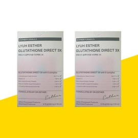 Esther Glutathione Direct 3X 325mg x 30 sheets, 2 boxes (2 months supply) Glutathione Film_WYL / 여에스더 글루타치온 다이렉트 3X 325mg x 30매 2박스(2개월분) 글루타치온 필름_WYL