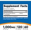 Nutricost NAD+ Supplement 1,000mg per Serving,120 Capsules (Nicotinamide Adenine Dinucleotide)