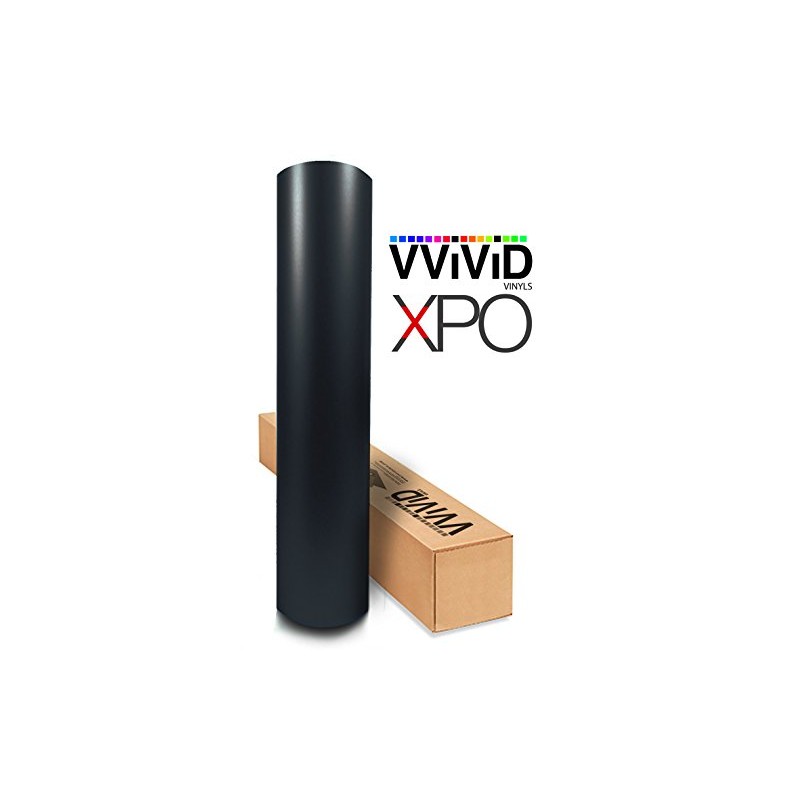 VViViD Black Matte Car Wrap Vinyl Roll with Air Release