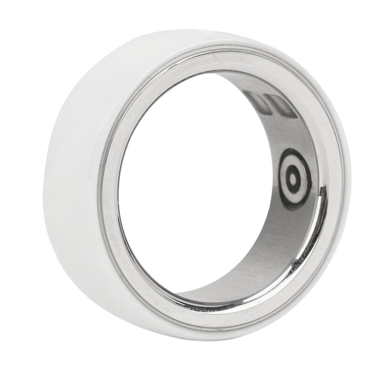 Smart Health Ring Stainless Steel Waterproof 23mah Lightweight Sleep Health
