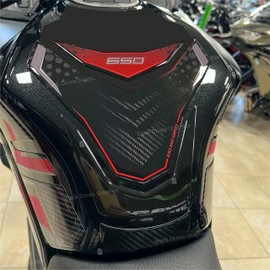 3D Resin Stickers Tank Protector Compatible with Kawasaki Versys 650 2022 (Tank Protection)