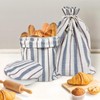 3Pack Reusable Bread Bags for Homemade bread -Plastic Lined- Linen