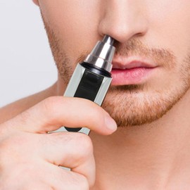 Trimmer de cejas - Trimmers de pelo de nariz para hombres Máquina de eliminación de pelos herramienta de aseo portátil para el hogar y suministros de cuidado personal de corte más fluido eliminación de pelos herramienta de aseo portátil para el hogar y su