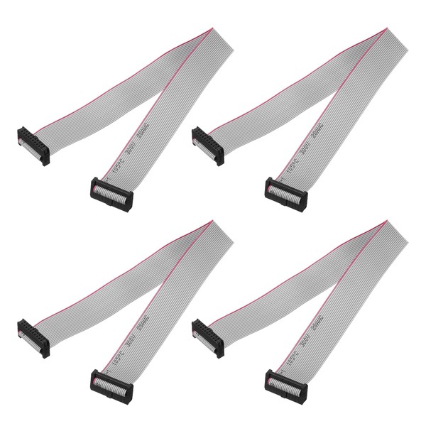 sourcing map 4 Pcs IDC Flat Ribbon Cable, 2mm Pitch