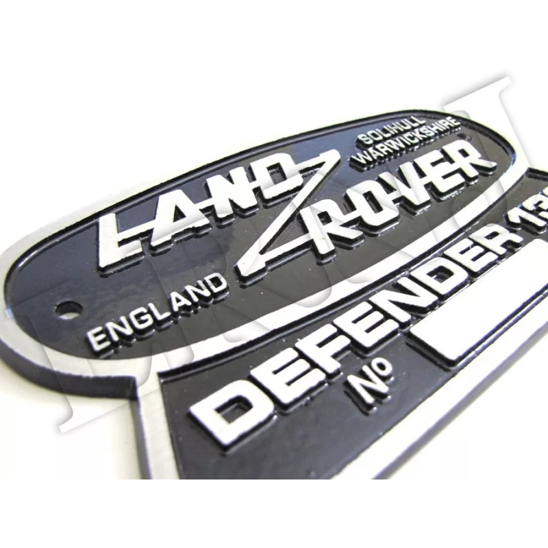Falon ALUMINIUM SOLID DIE-CAST "LAND ROVER DEFENDER 130 SOLIHULL WARWICKSHIRE"