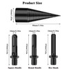 42 mm Wood Splitting Drill, Drill Cone Wood Splitter with