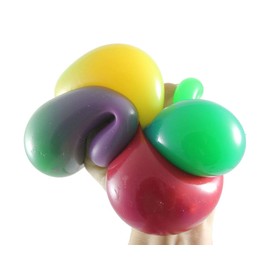 Curious Minds Busy Bags 2.5" Color Changing Squeeze Stress Balls - Sensory, Stress, Fidget Toy - Magic Squeeze to Blend to Students Office (4 Balls - 1 of Each Color)