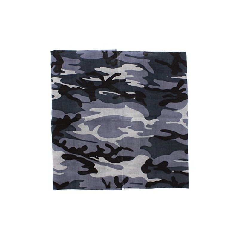 Zac's Alter Ego Army Camouflage Bandana, Neckerchief 100% Cotton