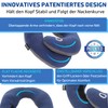 BCOZZY Neck Pillow for Travel, Provides Double Support for Head,