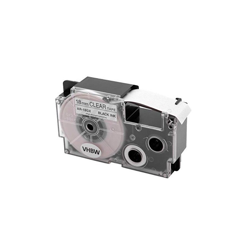 vhbw 1x Schriftband-Kassette kompatibel mit Casio KL-200, KL-2000, KL-300, KL-200E,