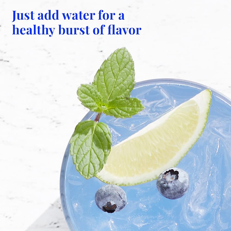 The Republic of Tea Hydration Blue Berry Lime Single Sips,