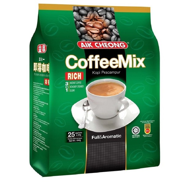 Aik Cheong 3 In 1 Coffee Mix 500g (Rich, 1