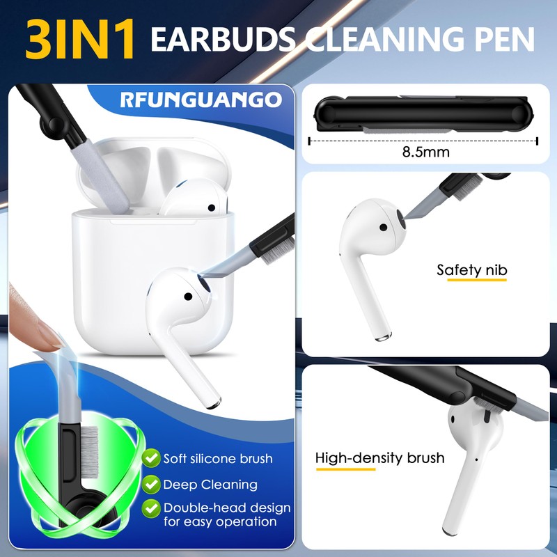 RFUNGUANGO Compatible with Airpods 2 Case, Automatic Pop-up with Safety