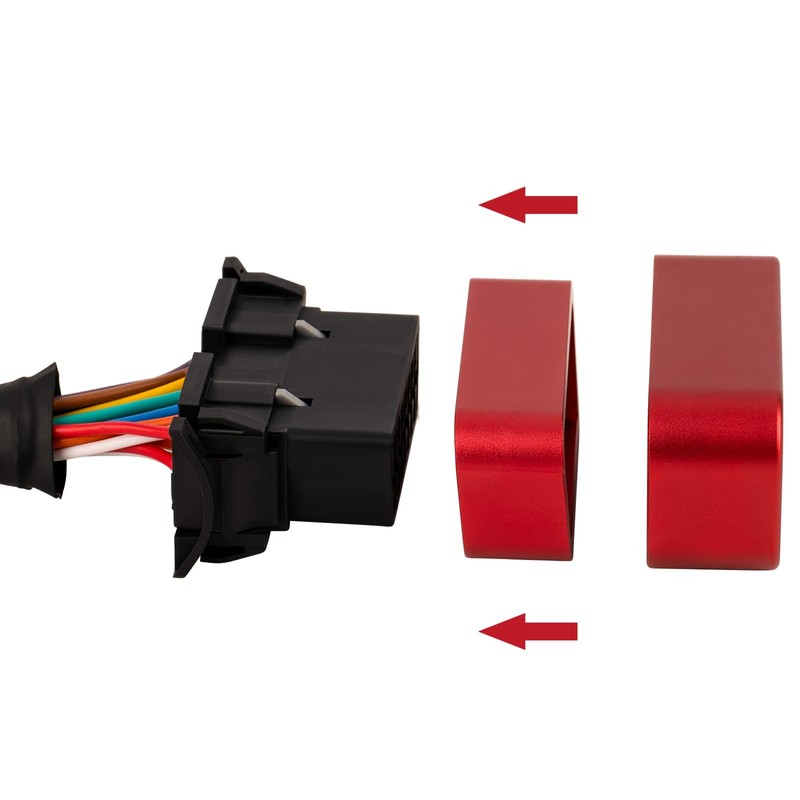 JUTA OBD Lock Aluminum Alloy Material OBD-II Socket Locking Device