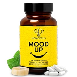 NAC, L-Triptófano, 5-HTP, Zinc, Ácido Fólico, Vitamina B12 y D | Suplemento Natural para Apoyar tu Estado de Ánimo y Bienestar Emocional | Mood Up | H
