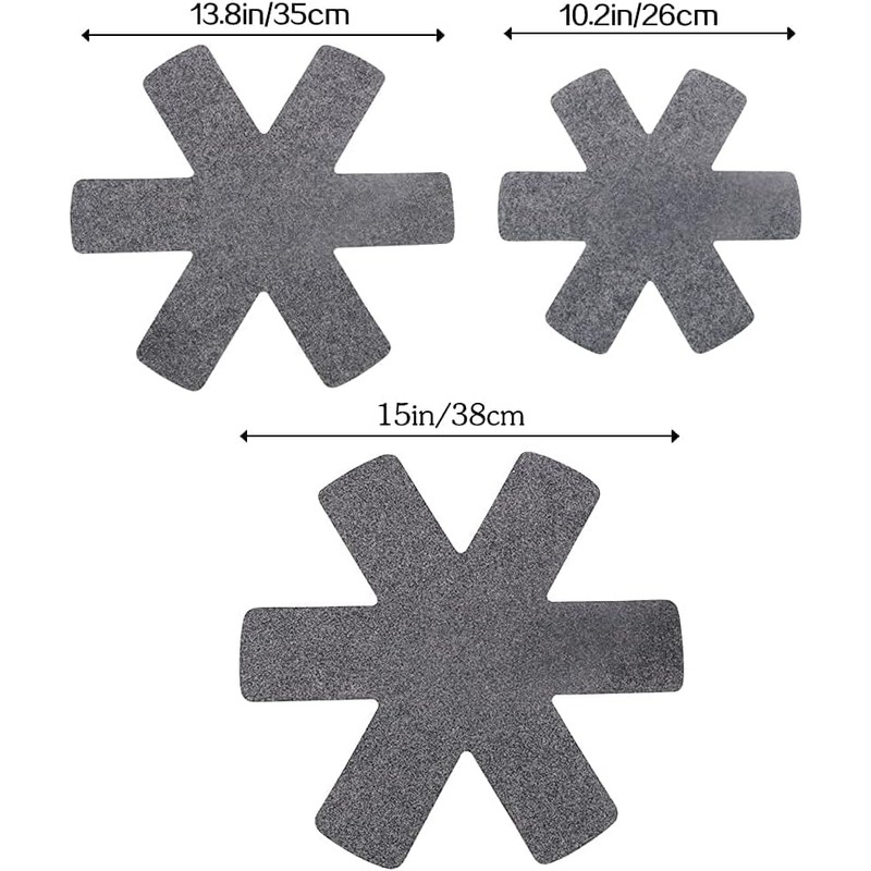 Pan Protectors, Pack of 12 Pan Protectors, Felt Stacking Protection,