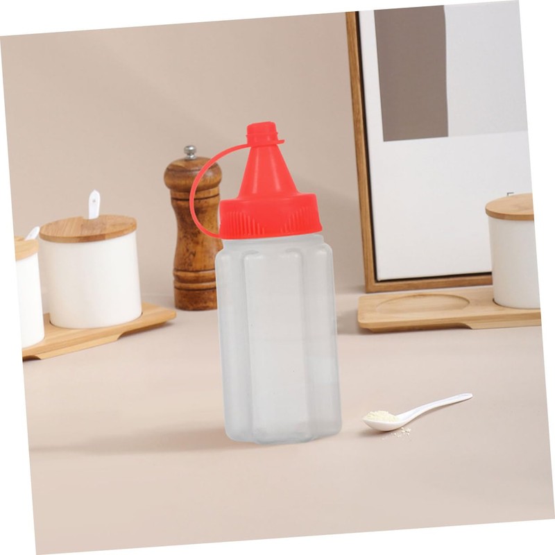 ABOOFAN 8pcs Mini Squeeze Bottles Reusable Leak Condiment Containers for