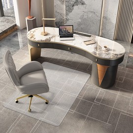 Naturehydro Low Pile Carpet Chair Mats - 48" x 30" x 0.09" Thick Transparent ChairMats, Clear Chair Mat for Office Chair on Carpeted Floors, Easy Rolling,BPA and Phthalates Free (Rectangle)