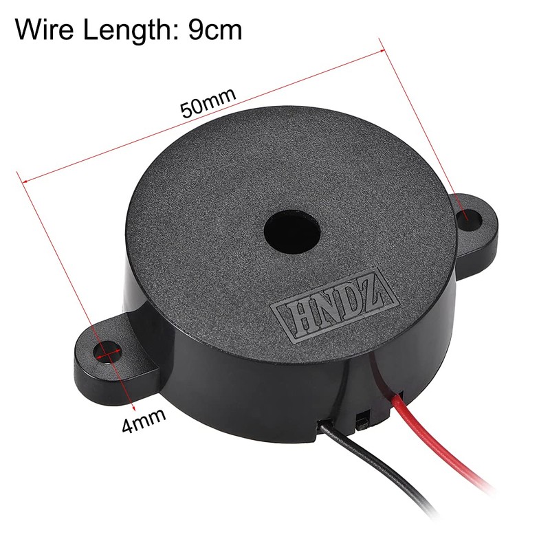 sourcing map DC 12V Active Electronic Buzzer Alarm Continuous Beep