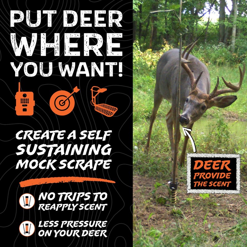 HODAG Licking Stick Mock Scrape Kit for Hunting – Food