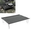 Small Folding Table Aluminium Alloy Lightweight Portable Picnic Table with