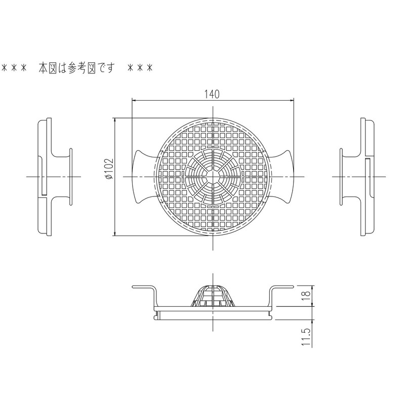 LIXIL INAX Hair Catcher TS-M (8)