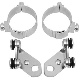 Memphis Shades Lowers Mounting Kit Hardware (Fats and Slim Windshields) Compatible with 06-10 Kawasaki VN900B