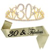 30th Birthday Sash and Tiara Kit 30th Birthday Sash and