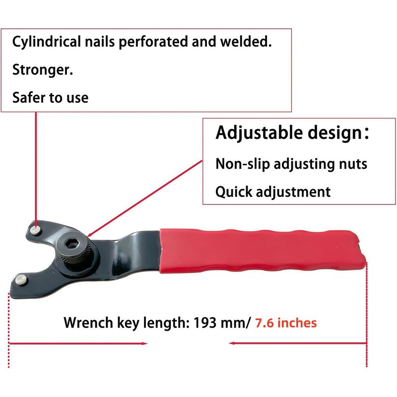4.5" 5" 5/8-11 Angle Grinder Wrench Grinder Spanner Wrench Grinder