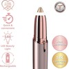 Gurelax Women's Electric Eyebrow Trimmer with Replacement Blades, Precision LED