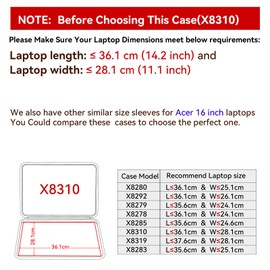 Smatree Hard EVA Protective Sleeve Case Compatible for 16 inch Acer Predator Helios Neo 16/Predator Helios 16, for 15.6 inch Acer Predator Helios 3D 15 Spatiallabs Edition Gaming Laptop (X8310)