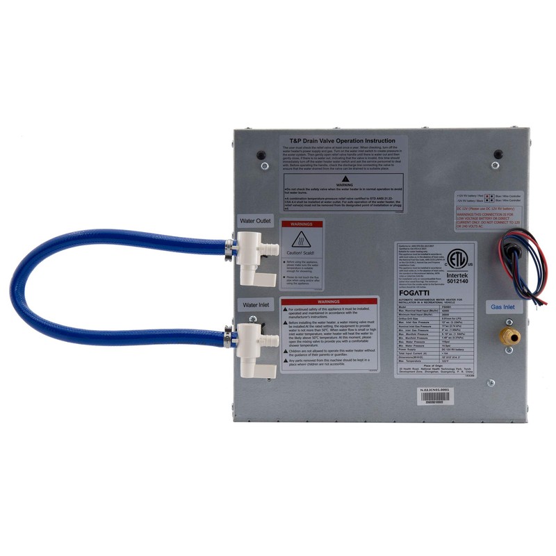 RecPro RV Water Heater Bypass Kit | Pressurized Hose and