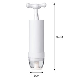 Generic Mini Vacuum Pump Manual Portable Vacuum Sealer Pump for Sous Vide Bags Use in Clothes and Food 2-Pack