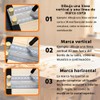 Reglas t de marcado de carpintería de ultra precisión set,