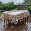 Clear Tarps Heavy Duty Waterproof 4x8ft Clear Vinyl Tarps with