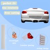 FXNX DIY Car Bumper Guard Rear Bumper Protector 5PCS Car