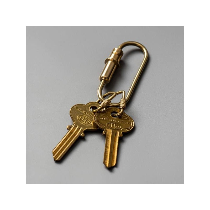 [CANDY DESIGN&WORKS] Bullet Carabiner Bullet Carabiner (A) Nickel, (C) Nickel/Brass