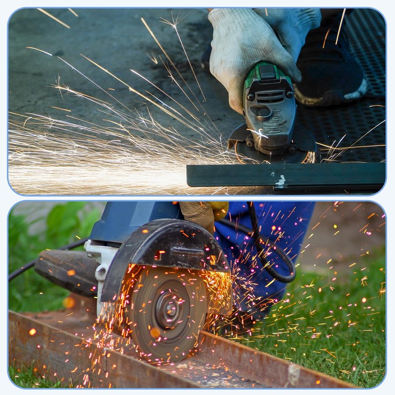 sourcing map Grinder Guard 9" 245mm Dia Metal Adjustable Angle