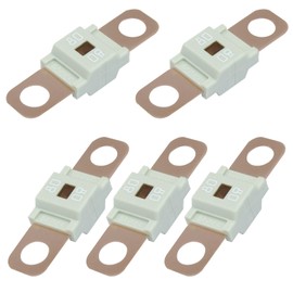 Zorveiio 5Pcs AMI/Midi Fuse 80A High Current Bolt-on Fuse 80 Amp, for Cars, Buses, Trucks, Construction, Vehicles, Caravans, Agricultural, Motorhome, Electrocar Golf Cart