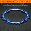 sourcing map 104BCD Bike Chainring 30T Round Narrow Wide Single