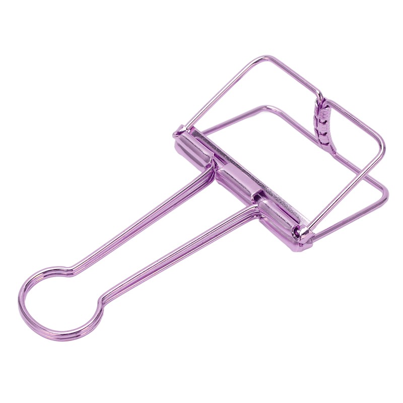 30Pcs Wire Binder Clips 2in Wide Hollow Out Strong Metal