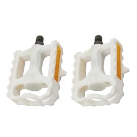 ALTA Bicycle M.T.B Pedals 861 1/2" BMX Mountain Bike Beach Cruiser WHITE