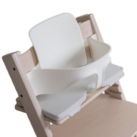 COZYKIDS for Tripp Trapp High Chair Cushion | Highchair Accessories for Babies and Toddlers | Waterproof, Easy-to-Clean Foam Pad | Made in Korea (Cream Gray, Baby)