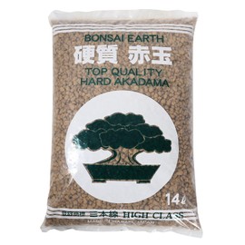 ZzbTwinkle Japanese Super Hard Akadama Bonsai Soil - Medium Grain (22.5lb) | Ideal for Established Medium to Large Bonsai, Pond Plants, Bonsai Drainage Layers, Plants with Extensive Root Systems