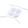 Goju Electrodos Tens Ems 4 Faciales 4 Cuadrados Y 4