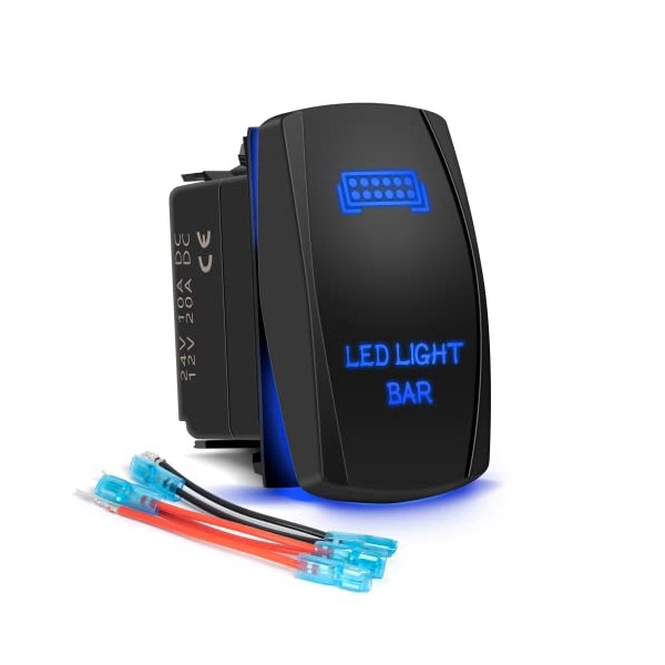 FABOOD F LED Light Bar Rocker Switch 5Pin Laser On/Off