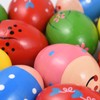 6 Pack Wooden Shake Egg Easter Egg Percussion Instrument Interesting