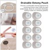 10pcs Adhesive Colostomy Pouch Lock Disposable Drainable Medical Ostomy Bag