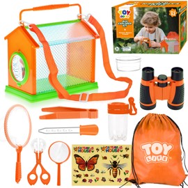 TOY Life Bug Catcher for Kids, Bug Catching Kit Kids Explorer Kit with Catching Tool, Bugs Habitat, Tweezers, Magnifying Glass, Binoculars, Insect Catcher, Educational Outdoor Toys Adventure Kit